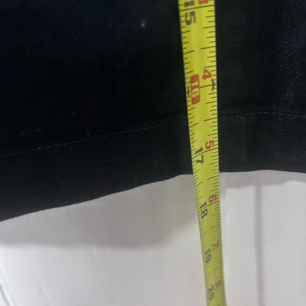 Mossimo Dark Wash Pull On Stretch Mini Skirt Cotton Blend L Utilitarian Minimal
